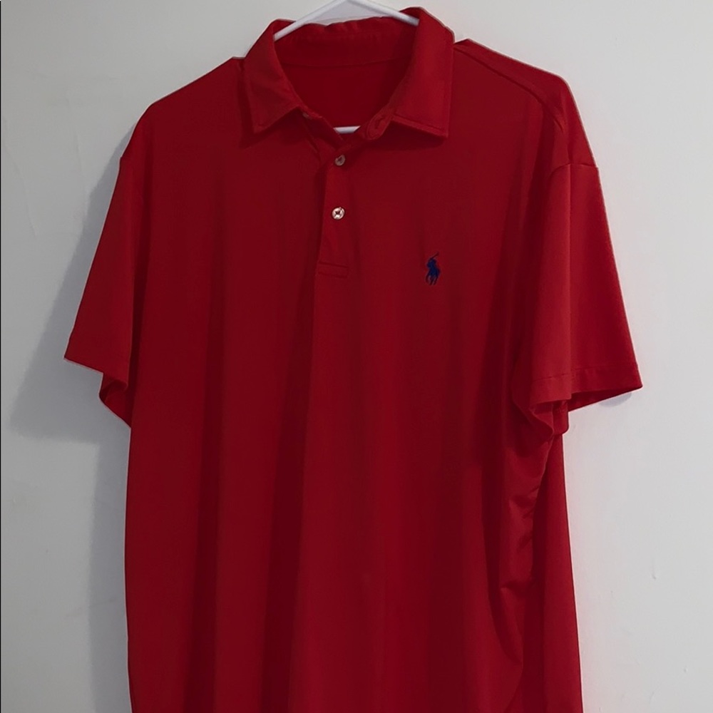 Polo Men’s Red performance polo men’s L